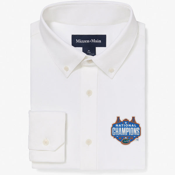 University of Florida National Champion Ellis Oxford - White Solid, featured product shot