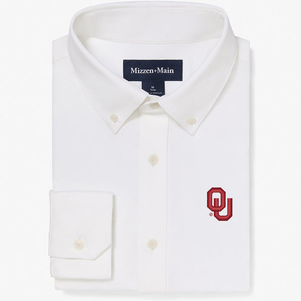 OU Ellis Oxford - White Solid, featured product shot