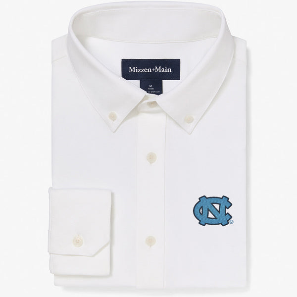 North Carolina Ellis Oxford - White Solid, featured product shot