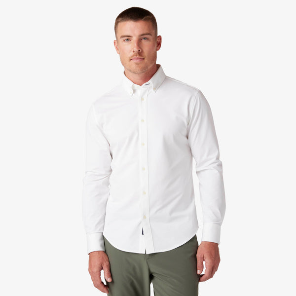 Ellis Oxford - White Solid, lifestyle/model photo