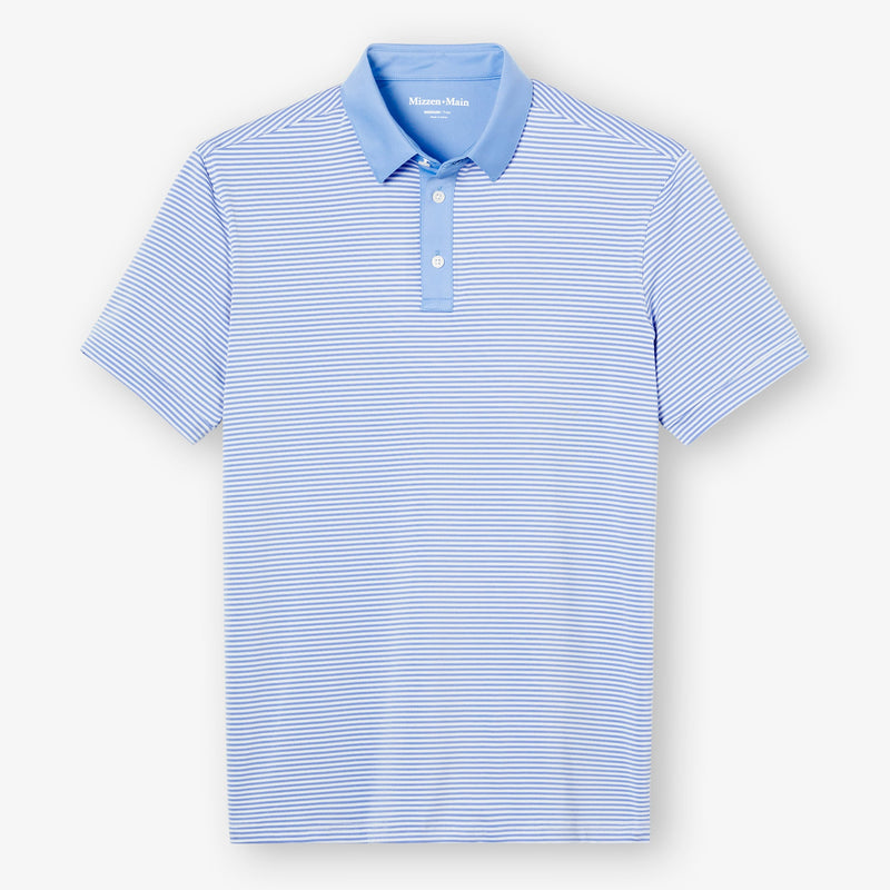 Versa Polo - Provence Stripe, fabric swatch closeup