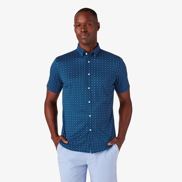 Halyard Short Sleeve - Poseidon Stitch Stripe, featured product shot