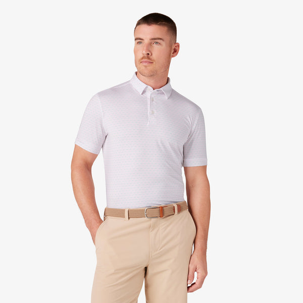 Versa Polo - True Pink Triple&nbsp;Dot, featured product shot