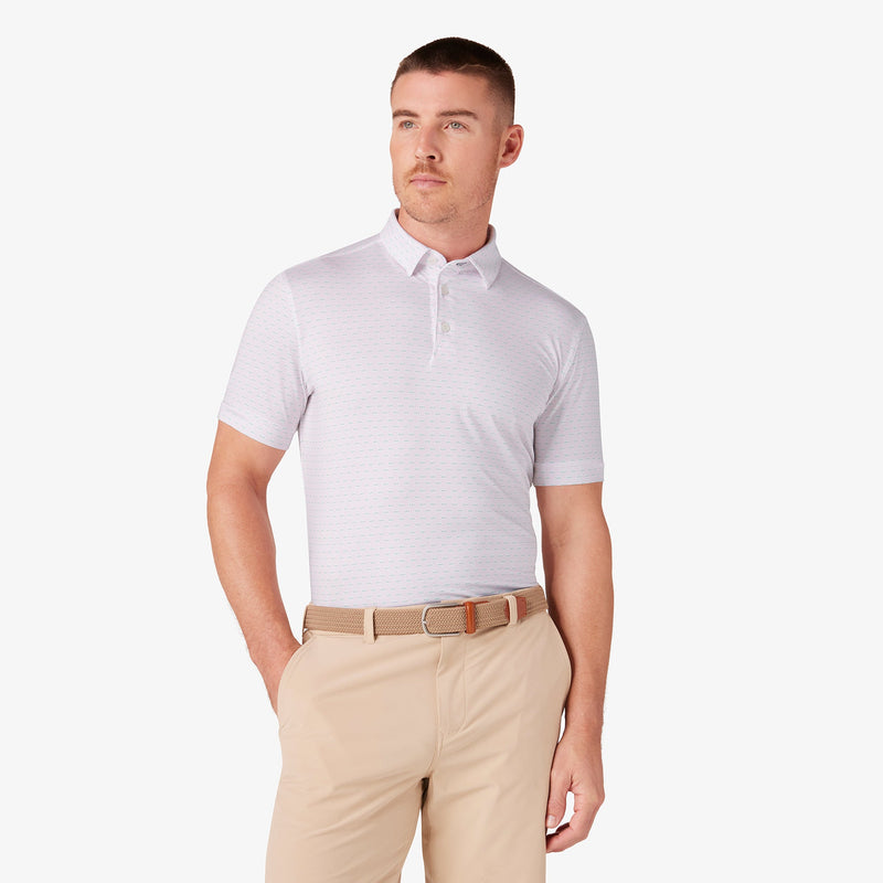 Versa Polo - True Pink Triple&nbsp;Dot, featured product shot