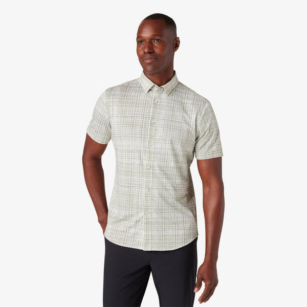 Halyard Short Sleeve - Sea Spray Breezy&nbsp;Plaid, featured product shot