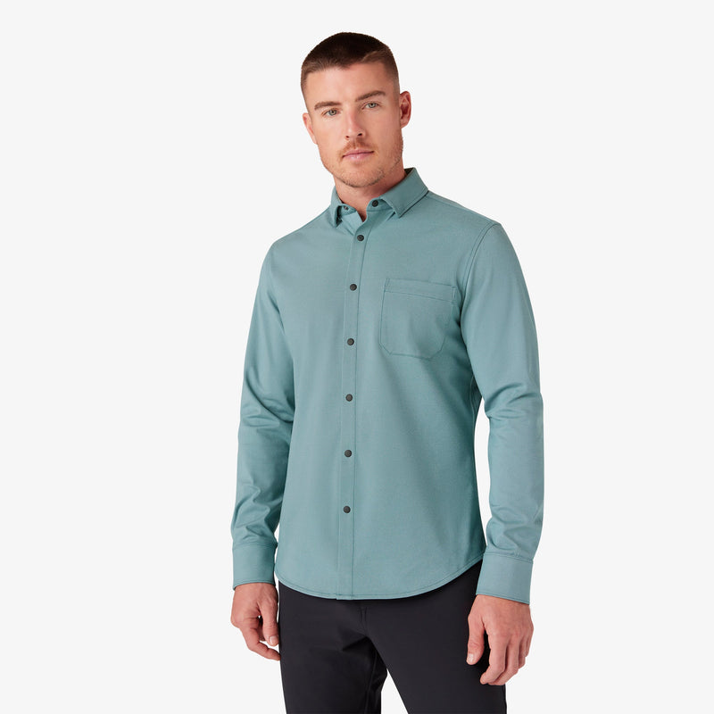 Nolan Dress Shirt - Balsam Heather, featured product shot