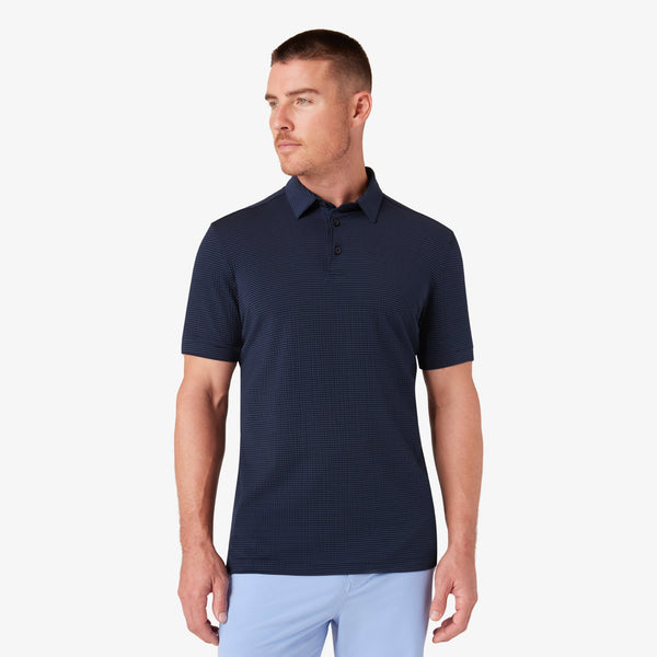 Copa Polo - Navy Solid, fabric swatch closeup