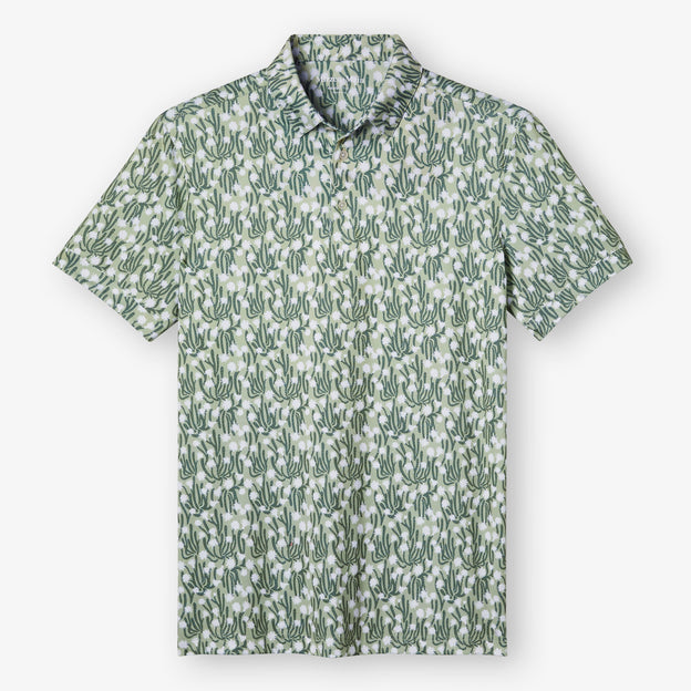 Fog Green Cacti&nbsp;Floral Close-up/Swatch