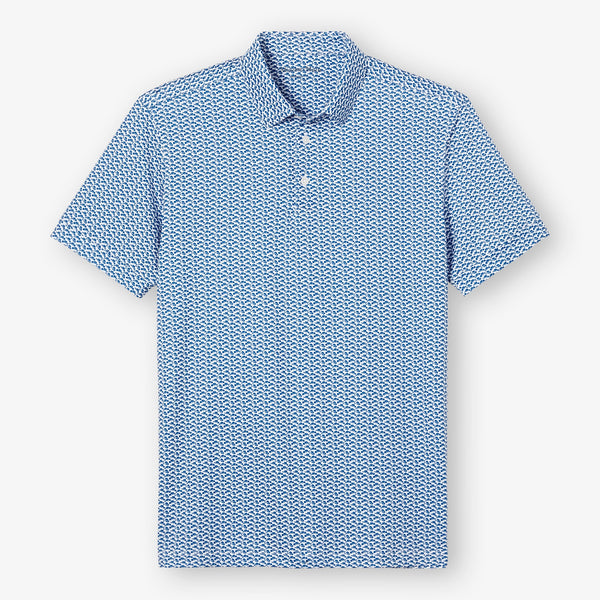 Versa Polo - Big Tex Print, fabric swatch closeup