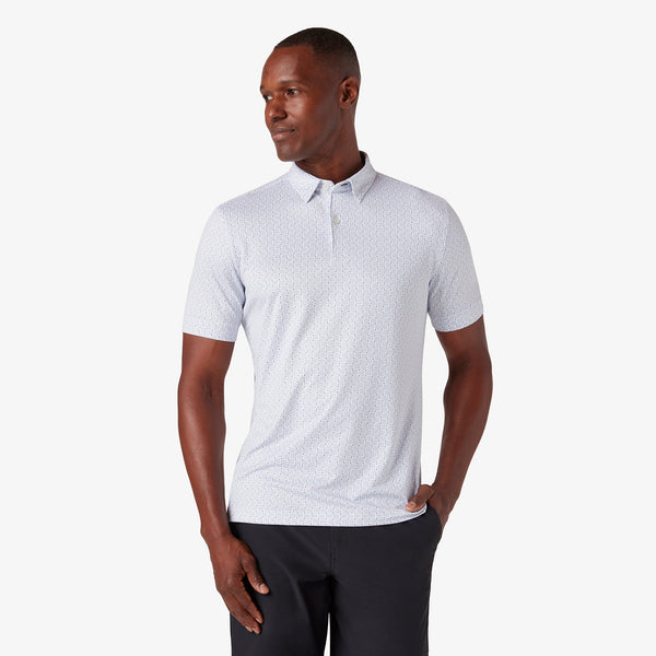 Halyard Polo - White Chevron, featured product shot
