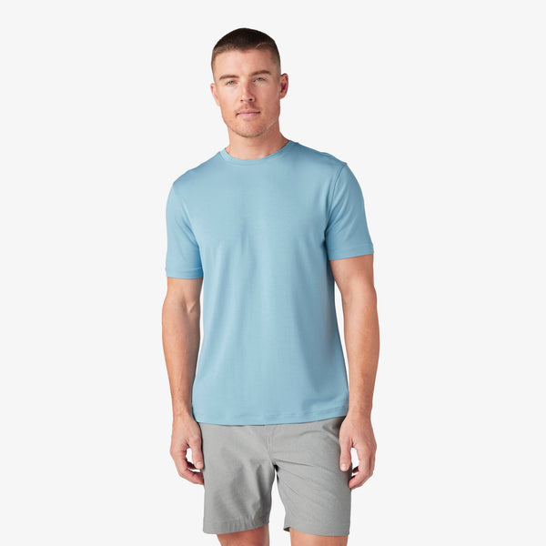 Knox T-Shirt - Dusty Blue Solid, featured product shot