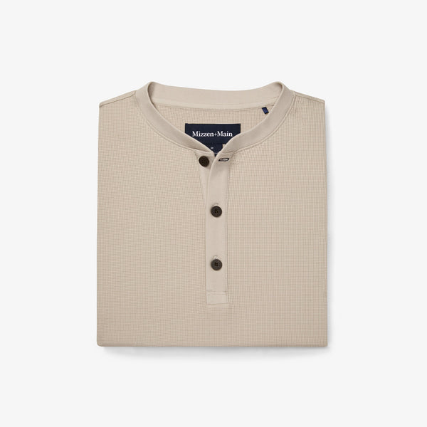Henderson Henley - Oyster Solid, featured product shot