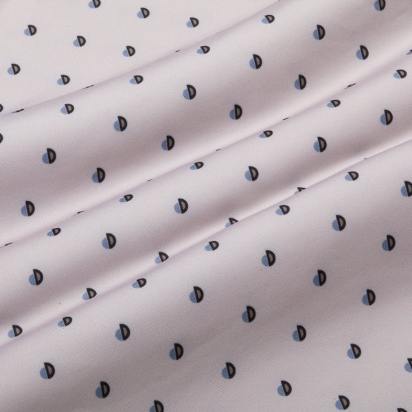 Versa Polo - Gray Boat Geo&nbsp;Print, fabric swatch closeup