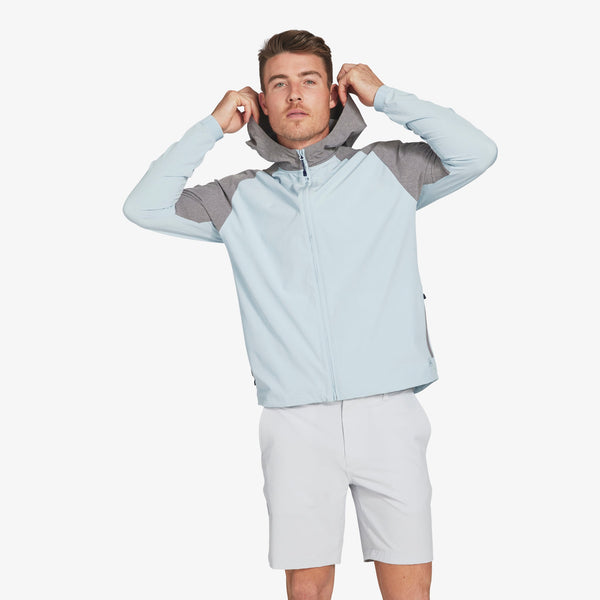 HydraShift Jacket - Light Blue and Gray&nbsp;Heather, lifestyle/model photo