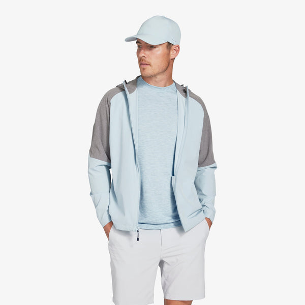 HydraShift Jacket - Light Blue and Gray&nbsp;Heather, lifestyle/model photo