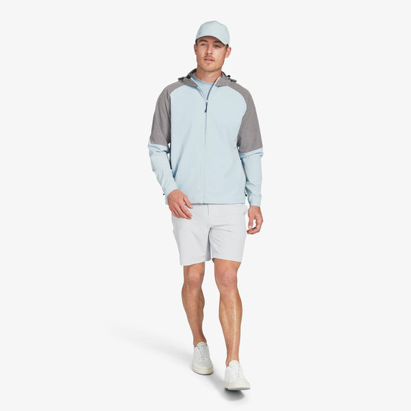HydraShift Jacket - Light Blue and Gray&nbsp;Heather, lifestyle/model photo