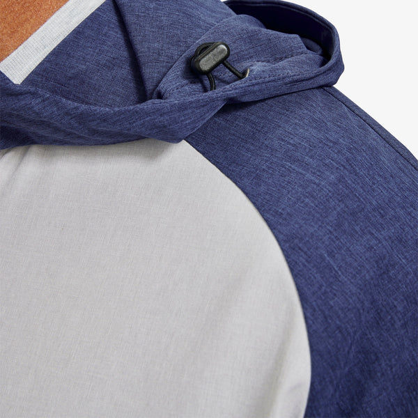 HydraShift Jacket - Navy and Light Gray&nbsp;Heather, lifestyle/model photo