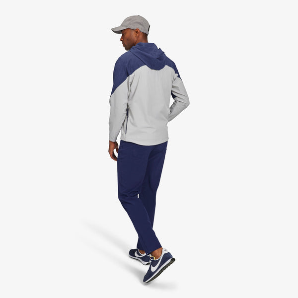 HydraShift Jacket - Navy and Light Gray&nbsp;Heather, lifestyle/model photo