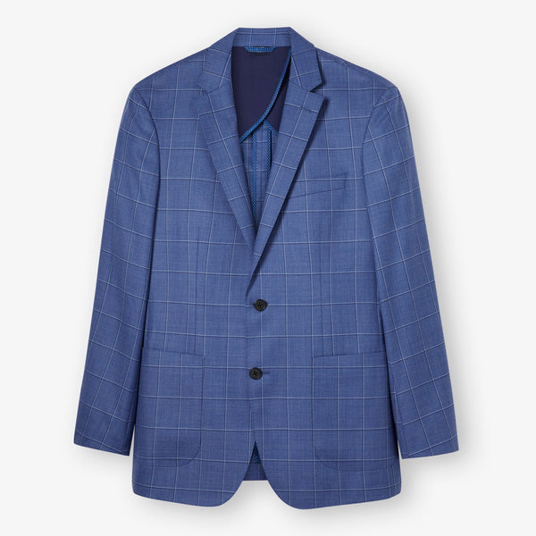 Lavelle Blazer - True Blue Windowpane, featured product shot
