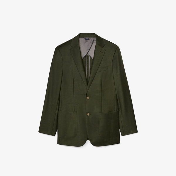 Lavelle Midweight Blazer - Dark Olive Heather, featured product shot
