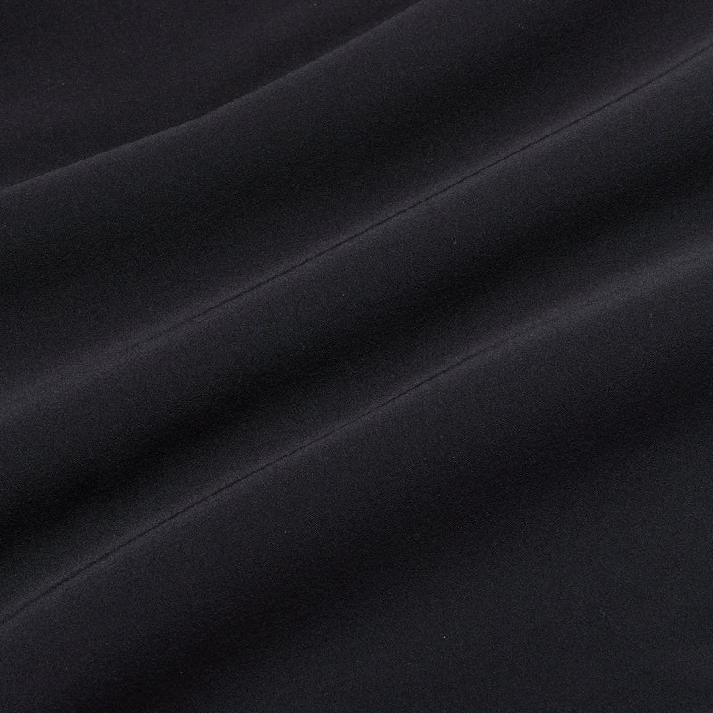 Leeward Short Sleeve - Black Solid, fabric swatch closeup