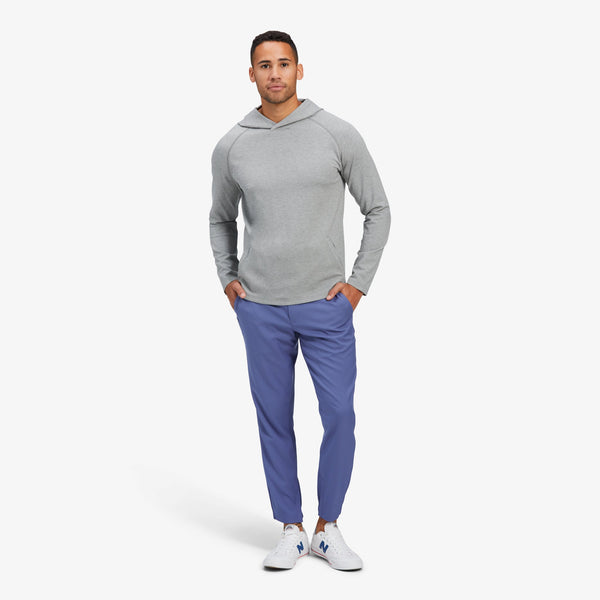 ProFlex Hoodie - Steel Gray Heather, lifestyle/model photo