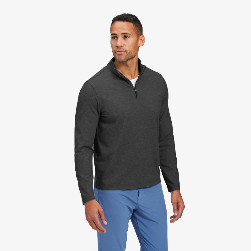 ProFlex Quarter Zip - Charcoal Heather, featured product shot