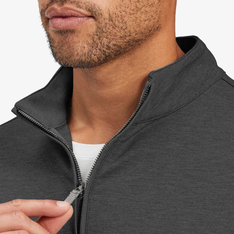 ProFlex Quarter Zip - Charcoal Heather, lifestyle/model