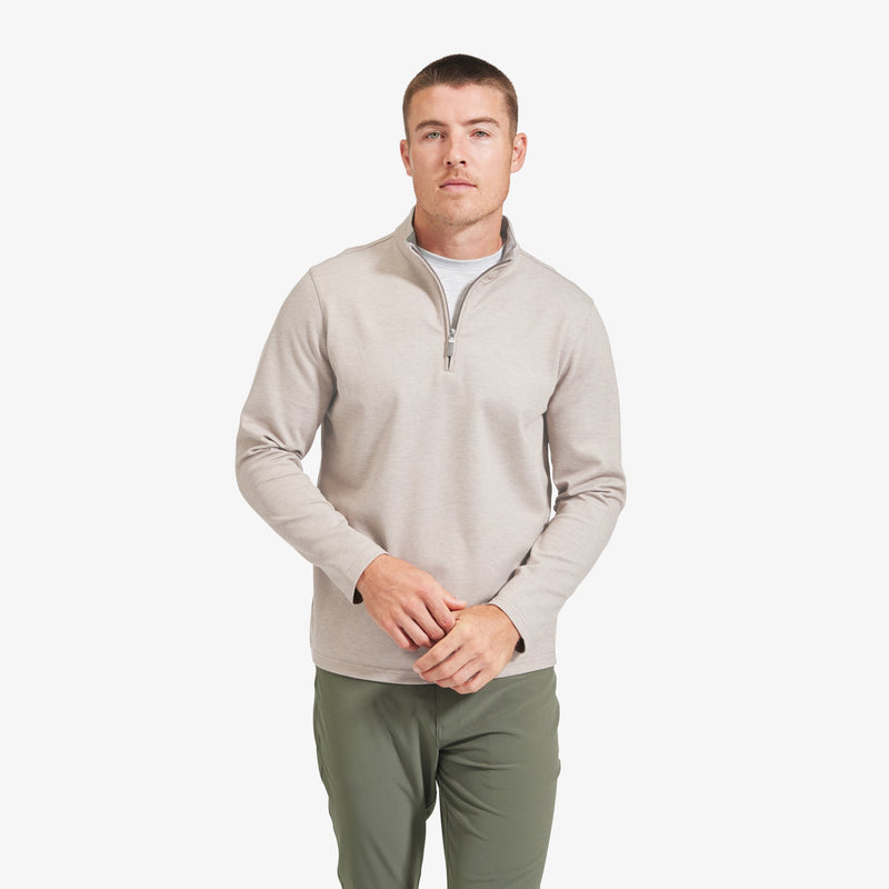 ProFlex Quarter Zip - Sand Heather, featured product shot