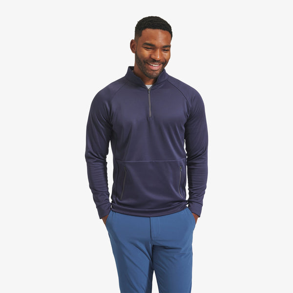 Versa Quarter Zip - Navy Solid, featured product shot