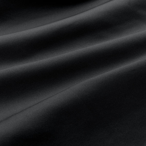 Versa Quarter Zip - Black Solid, fabric swatch closeup