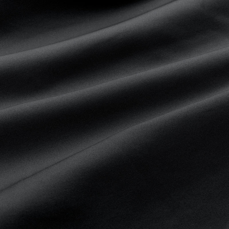 Versa Quarter Zip - Black Solid, fabric swatch closeup