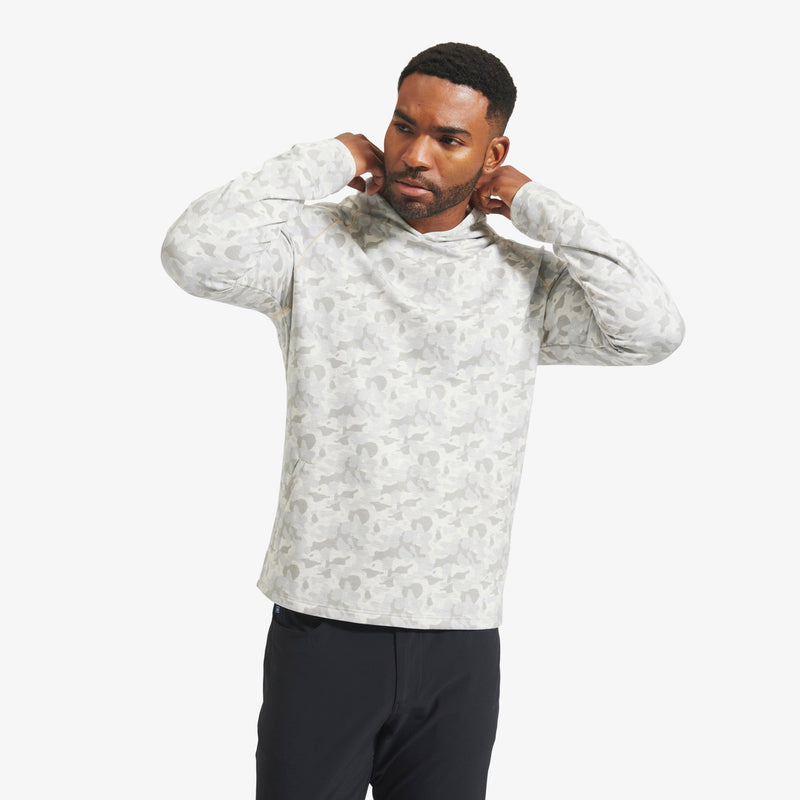 ProFlex Hoodie - Gray Camo Print, lifestyle/model