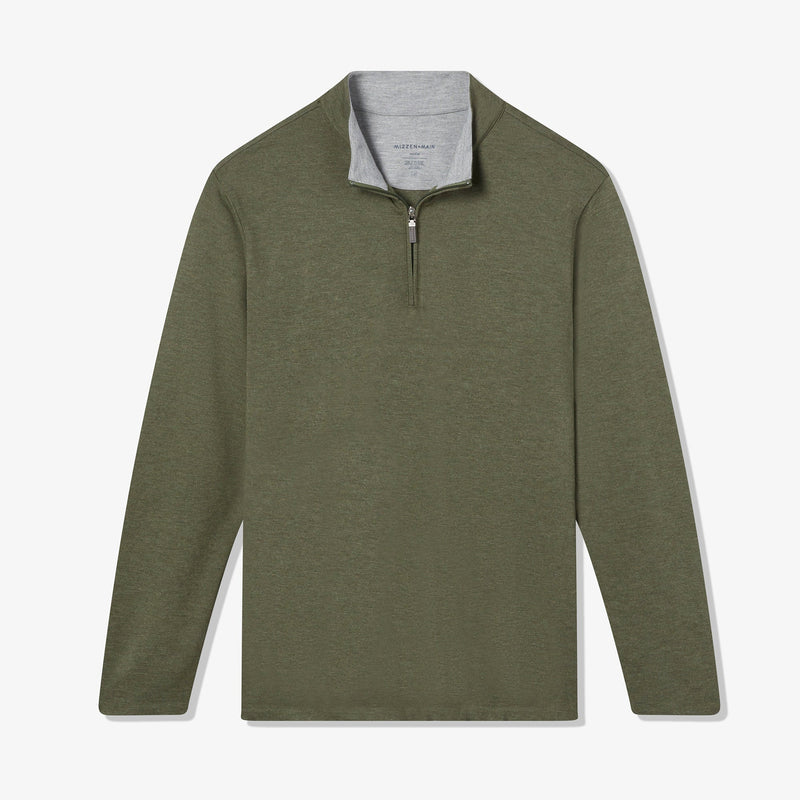 ProFlex Quarter Zip - Sage Heather, featured product shot