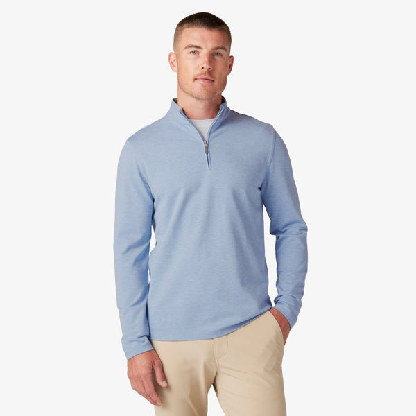 ProFlex Quarter Zip - Blue Lustre Heather, featured product shot