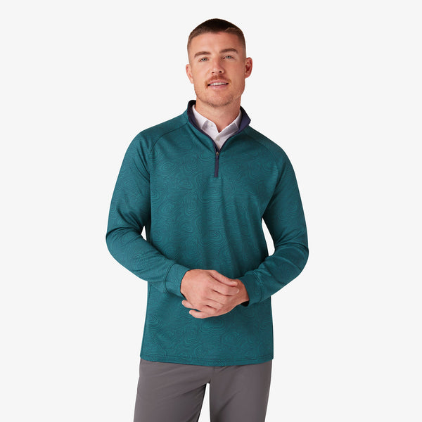 Versa Quarter Zip - Balsam Topography, featured product shot
