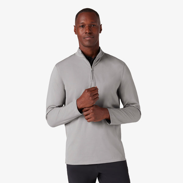Keeton Quarter Zip - Nickel Heather, featured product shot