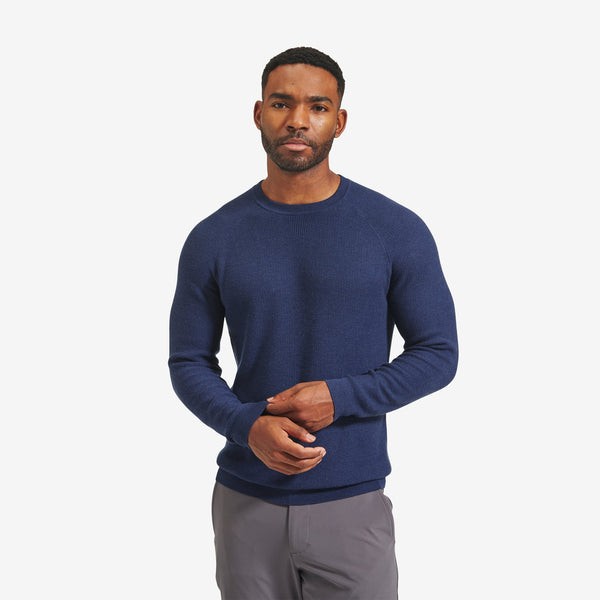 Cassady Crewneck Sweater - Medieval Blue Heather, featured product shot