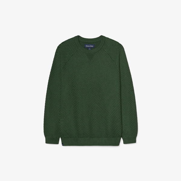 Hillcrest Crewneck - Spruce Solid, featured product shot