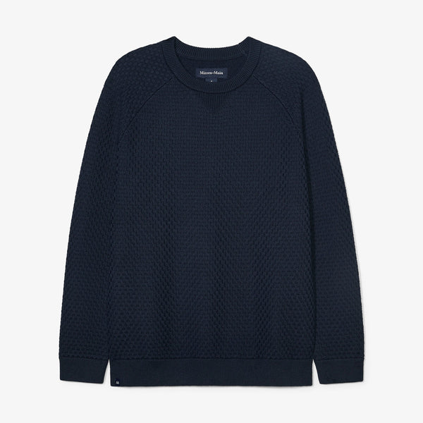 Hillcrest Crewneck - Navy Solid, featured product shot