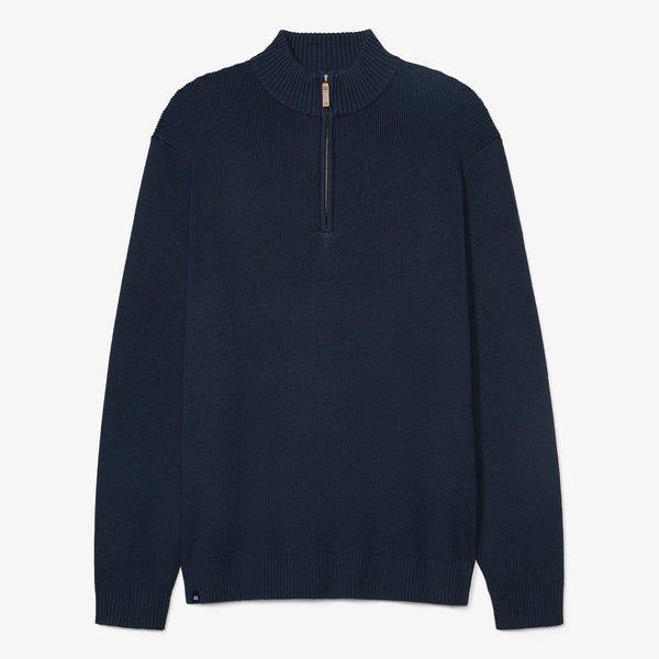 Hillcrest Quarter Zip - Navy Solid, featured product shot