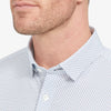 Leeward Dress Shirt - White Navy Plus Print, lifestyle/model photo