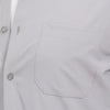 Leeward No Tuck Dress Shirt - Solid Gray, fabric swatch closeup