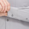 Leeward No Tuck Dress Shirt - Solid Gray, lifestyle/model photo