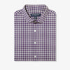 Leeward Dress Shirt - Purple Gray Gingham Check, lifestyle/model photo