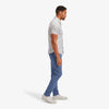 Leeward Short Sleeve - Green Navy Geo Box Print, lifestyle/model photo