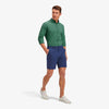 Leeward Dress Shirt - Green Navy Gingham, lifestyle/model photo