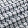 Leeward Dress Shirt - Green Navy Multi Plaid, fabric swatch closeup