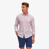 Leeward No Tuck Dress Shirt - Pink Floral Print, featured product shot