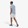 Leeward Short Sleeve - Chambray Horizontal Stripe, lifestyle/model photo